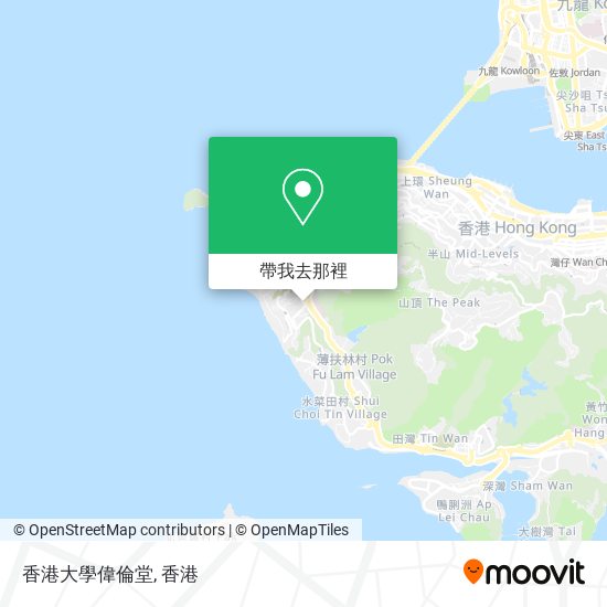 香港大學偉倫堂地圖
