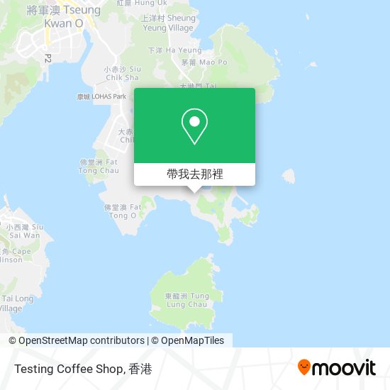 Testing Coffee Shop地圖