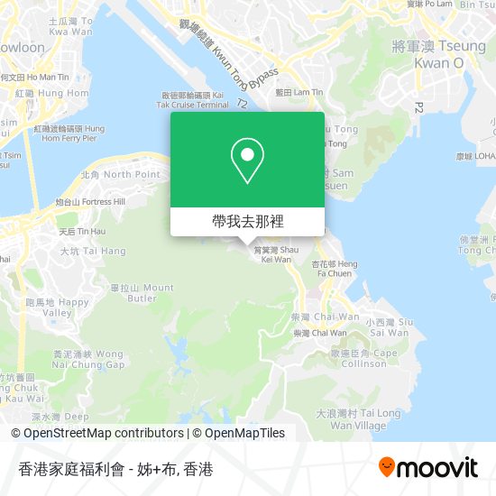 香港家庭福利會 - 姊+布地圖