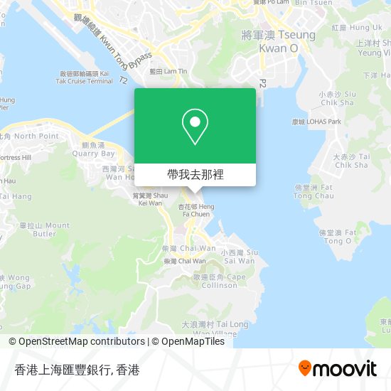 香港上海匯豐銀行地圖