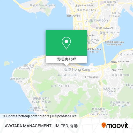 AVATARA MANAGEMENT LIMITED地圖