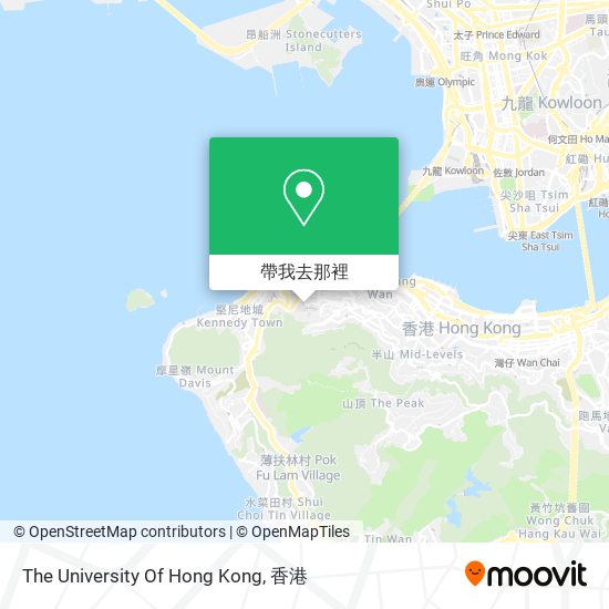 The University Of Hong Kong地圖