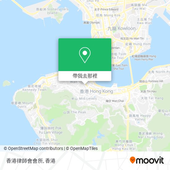 香港律師會會所地圖