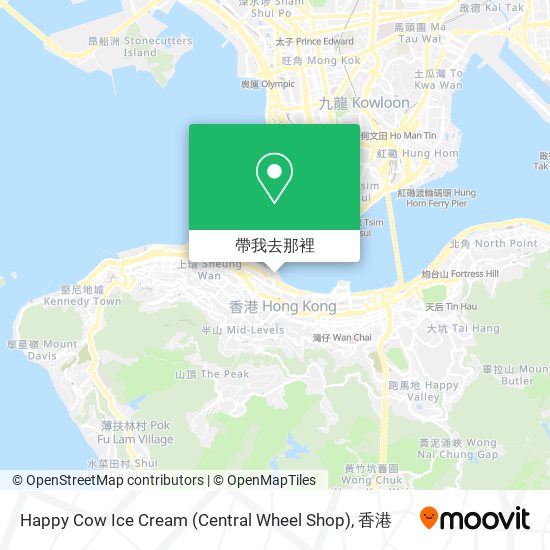 Happy Cow Ice Cream (Central Wheel Shop)地圖