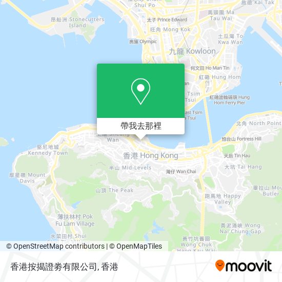 香港按揭證劵有限公司地圖