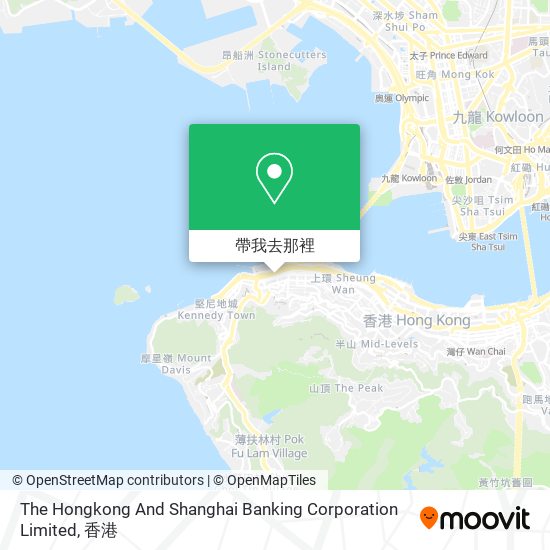 The Hongkong And Shanghai Banking Corporation Limited地圖