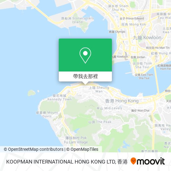 KOOPMAN INTERNATIONAL HONG KONG LTD地圖