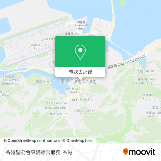 香港聖公會東涌綜合服務地圖