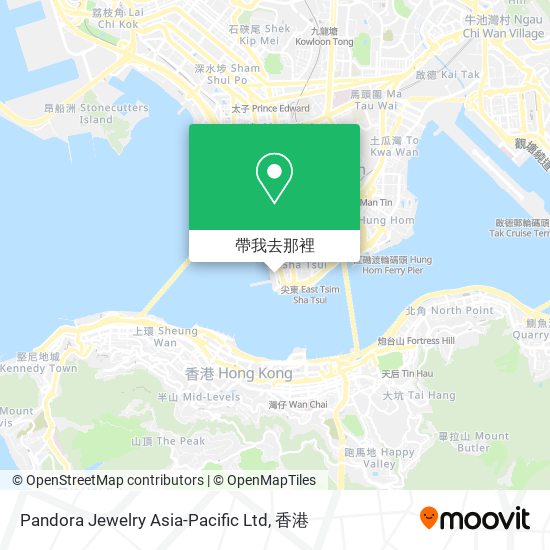 Pandora Jewelry Asia-Pacific Ltd地圖