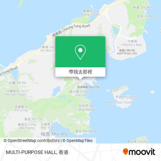 MULTI-PURPOSE HALL地圖