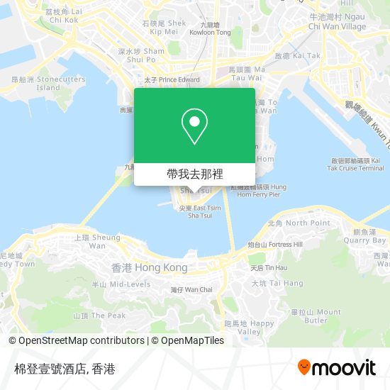 棉登壹號酒店地圖