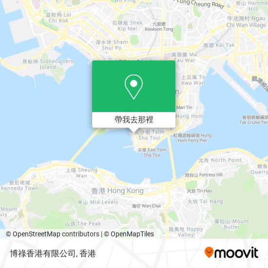 博祿香港有限公司地圖
