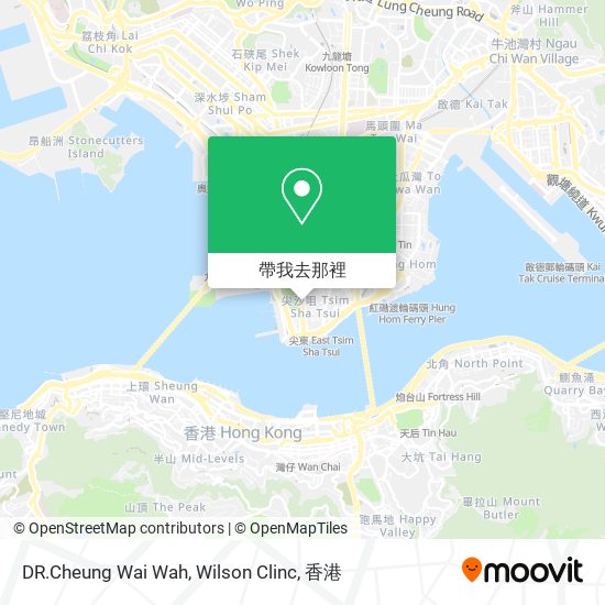 DR.Cheung Wai Wah, Wilson Clinc地圖