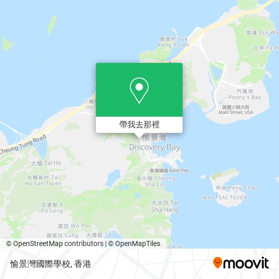 愉景灣國際學校地圖