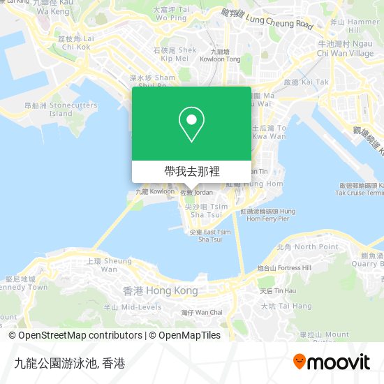 九龍公園游泳池地圖