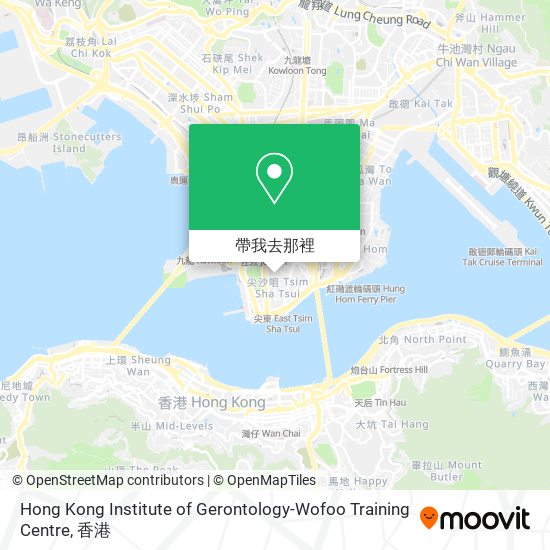 Hong Kong Institute of Gerontology-Wofoo Training Centre地圖