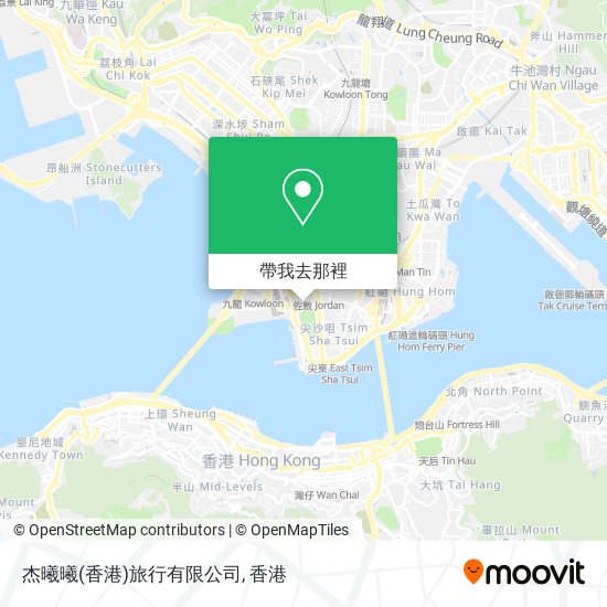 杰曦曦(香港)旅行有限公司地圖