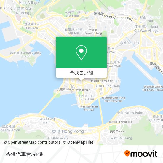 香港汽車會地圖