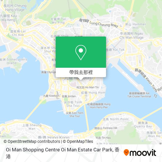 Oi Man Shopping Centre Oi Man Estate Car Park地圖