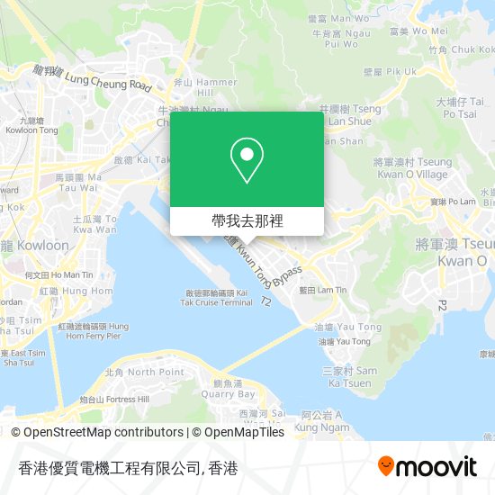 香港優質電機工程有限公司地圖