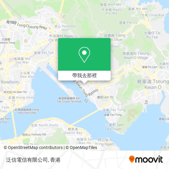 泛信電信有限公司地圖