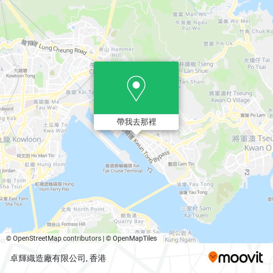 卓輝織造廠有限公司地圖