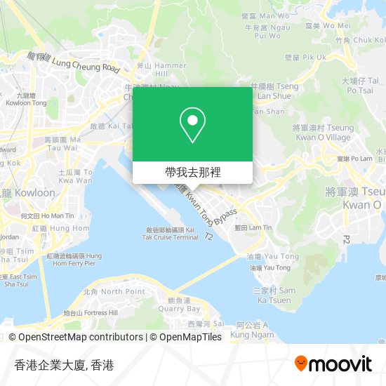 香港企業大廈地圖