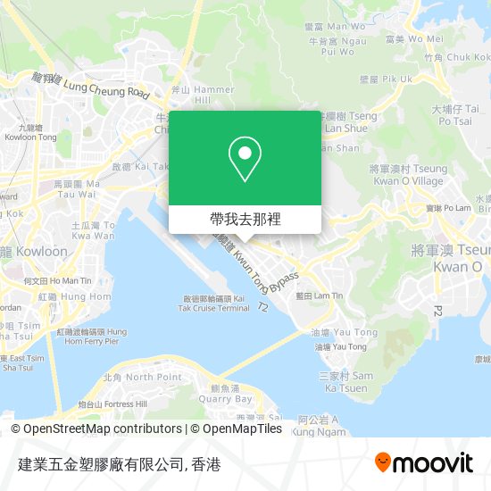 建業五金塑膠廠有限公司地圖