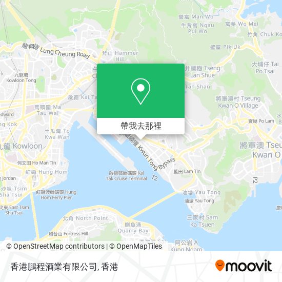 香港鵬程酒業有限公司地圖