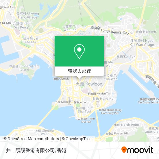 井上護謨香港有限公司地圖