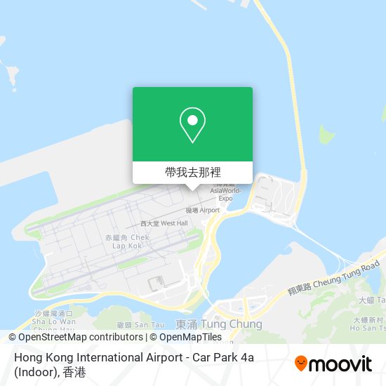 Hong Kong International Airport - Car Park 4a (Indoor)地圖
