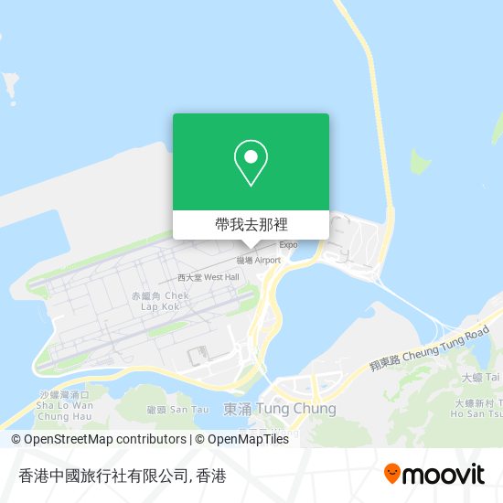 香港中國旅行社有限公司地圖
