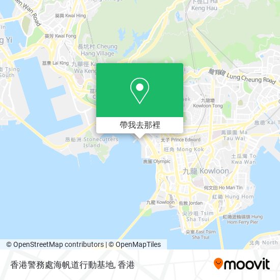 香港警務處海帆道行動基地地圖