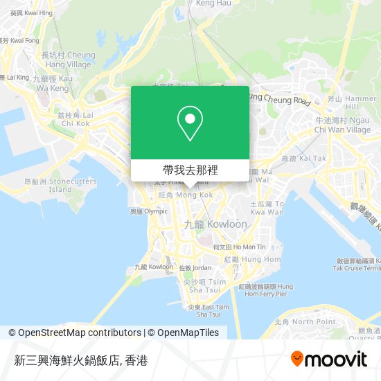 新三興海鮮火鍋飯店地圖