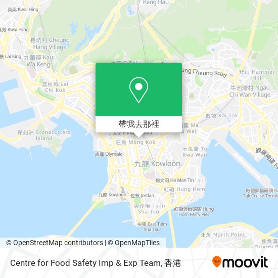 Centre for Food Safety Imp & Exp Team地圖