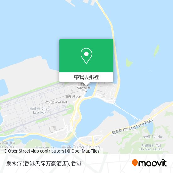 泉水疗(香港天际万豪酒店)地圖
