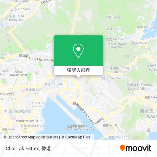 Choi Tak Estate地圖