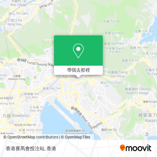 香港賽馬會投注站地圖