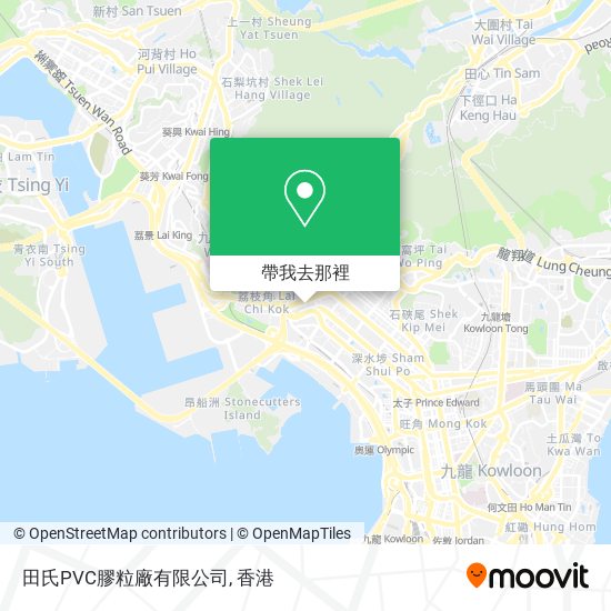 田氏PVC膠粒廠有限公司地圖