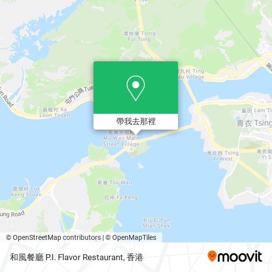 和風餐廳 P.I. Flavor Restaurant地圖