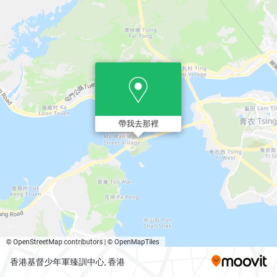 香港基督少年軍臻訓中心地圖