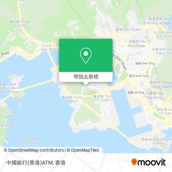 中國銀行(香港)ATM地圖