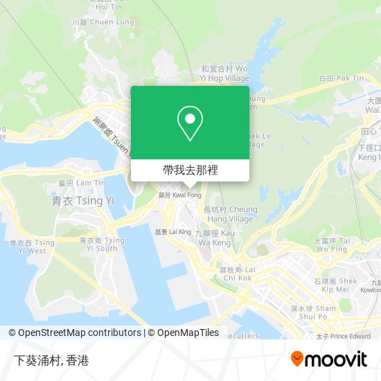 下葵涌村地圖