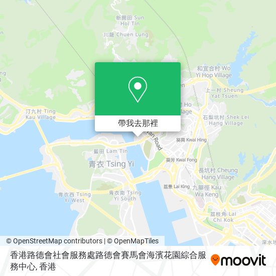 香港路德會社會服務處路德會賽馬會海濱花園綜合服務中心地圖