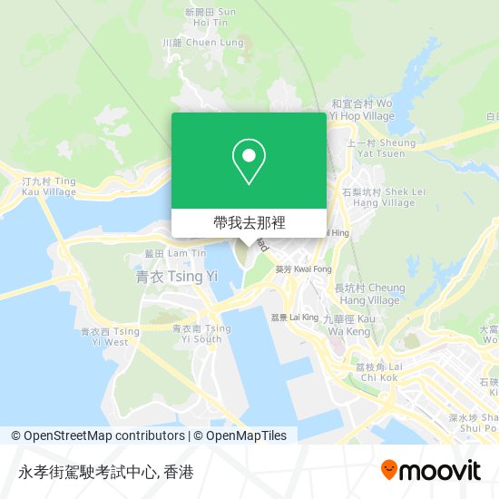 永孝街駕駛考試中心地圖