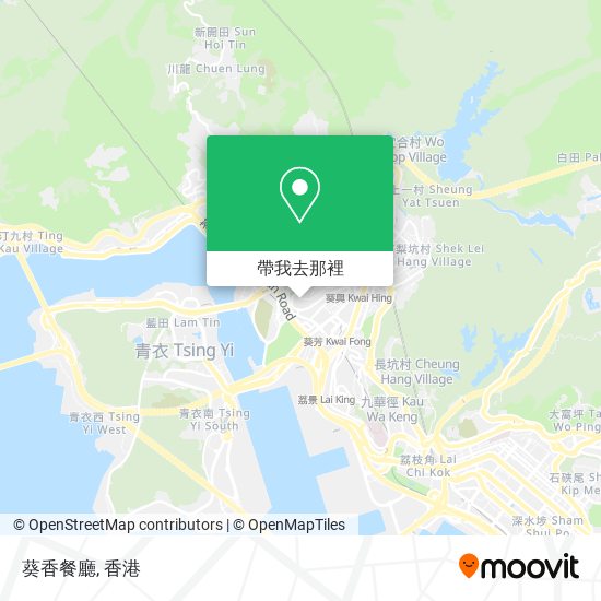 葵香餐廳地圖