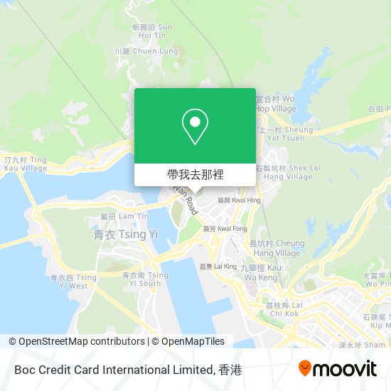 Boc Credit Card International Limited地圖