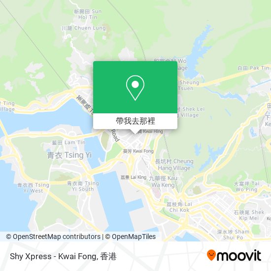 Shy Xpress - Kwai Fong地圖