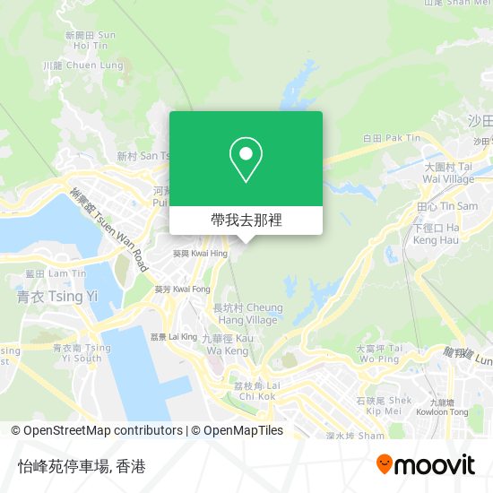 怡峰苑停車場地圖