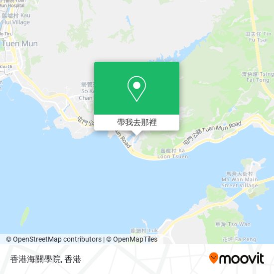 香港海關學院地圖